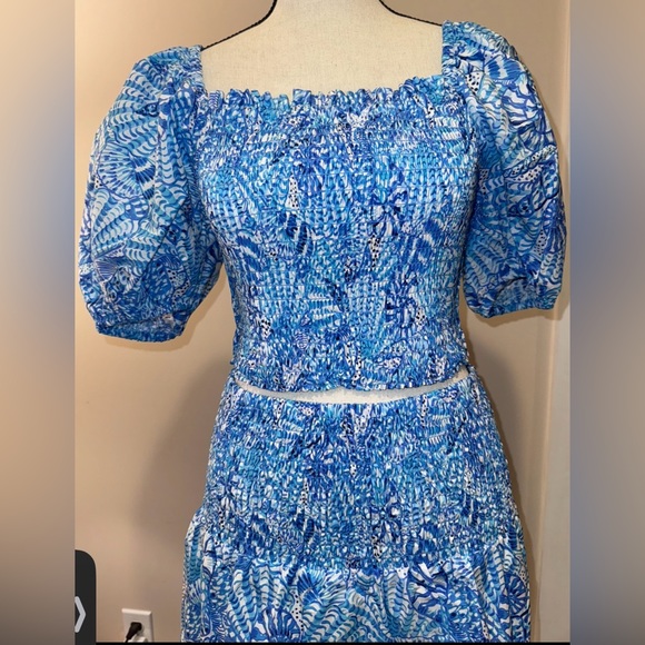 Lilly Pulitzer Two Piece Aston Maxi Set - Picture 3 of 10